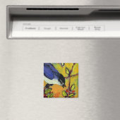 16 Oiseaux, no 9 - Aimant Carré (In Situ (Lave-vaisselle))