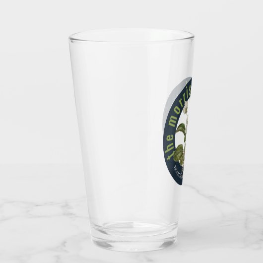 16 oz de verre à pinte avec logo Morris Lab (Droite)