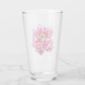 16 oz de verre tumbler pivoine rose (Dos)