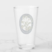 16 oz glas met Morris Lab logo (Achterkant)