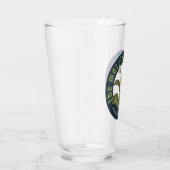 16 oz glas met Morris Lab logo (Rechts)