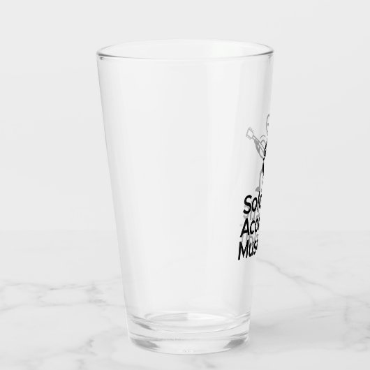  16 oz. Logo SAM en verre à pinte (Droite)