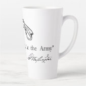 16 oz mok 'Een van de beste...' Washington citaat (Rechts)