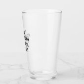16 oz (once) pinte de verre à bière - "No Function (Gauche)