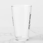 16 oz (ounce) pint bierglas - "Je ziet er grappig Glas (Rechts)