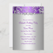 16 Paarse en zilveren aankondigingen (Achterkant)