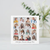 16 Photo Collage Ajoutez Votre Propre Carte De Voe (Debout devant)