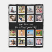 16 Photo Collage de photo Couverture en polaire pe (Devant)