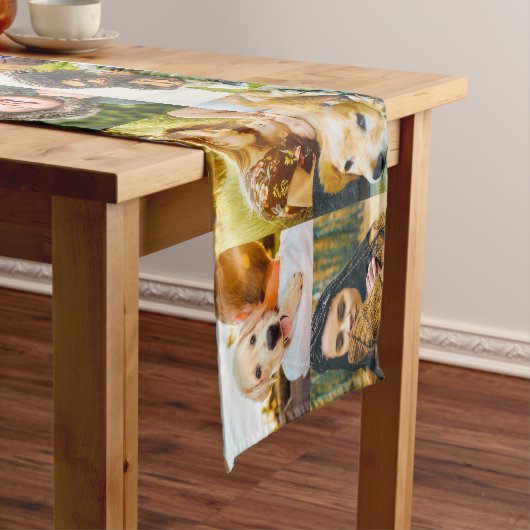 16 Photo Table Runner Korte Tafelloper (Voorbeeld)