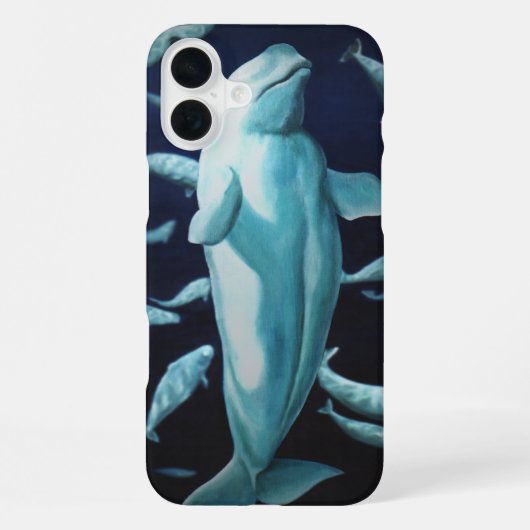 16 Plus Baleine coque iphone baleine de Beluga Coques de s (Verso)