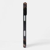 16 Plus Coque Monogrammé Black Gold moderne - Mate iPhone (Côté droit)