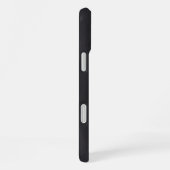 16 Plus Coque Monogrammé Black Gold moderne - Mate iPhone (Côté droit)