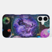 16 Plus Coque Unicorn Space pour iPhone 13 (Verso Horizontal)