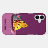 16 Plus Cute Rat Manger Fromage Coque Iphone (Verso Horizontal)