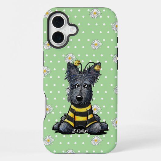 16 Plus KiniArt Scottish Bee iPhone / coque ipad (Verso)