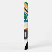 16 Plus Retro Stripes Abstrait iPhone / coque ipad (Côté droit)