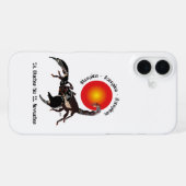 16 Plus Scorpion - Signe du zodiaque Coque iPhone (Verso Horizontal)