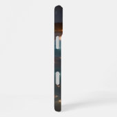 16 Plus Sunset Ocean Monogrammed Coque - Mate iPhone (Côté droit)