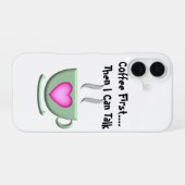 16 Premier coque iphone de café (Verso Horizontal)