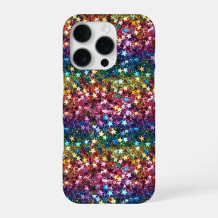 16 Pro coque de téléphone iphone motif étoile pailletée