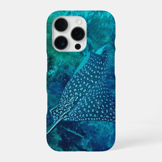 16 Pro Coque iphone à rayons d'aigle tacheté (Verso)