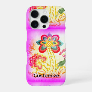 16 Pro coque iphone arbre palmier psychédélique groovy 70