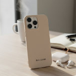 16 Pro Coque iphone Beige personnalisé avec personnalisat<br><div class="desc">Ajoutez une touche d'élégance à votre quotidien grâce à ce coque iphone beige personnalisé. Doté d'un arrière - plan beige doux et élégant et d'une police chic, ce boîtier téléphonique est parfait pour présenter votre style unique. Conçu pour la beauté et la durabilité, il offre une excellente protection pour votre...</div>