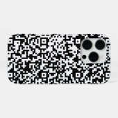 16 Pro Coque iphone de code QR personnalisé (Verso Horizontal)