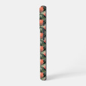 16 Pro Coque iphone de Motif vert de corail tropical (Côté gauche)