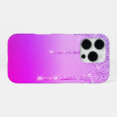 16 Pro Coque iphone de néon violet (Verso Horizontal)