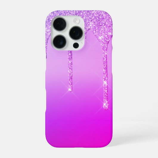 16 Pro Coque iphone de néon violet (Verso)