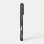 16 Pro Coque iphone de texture en ardoise grise (Côté droit)