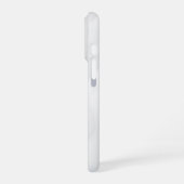 16 Pro Coque iphone de vague blanche (Côté gauche)