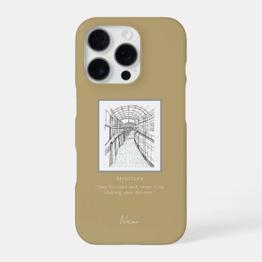 16 Pro Coque iphone d'esquisse ton Leeds (Verso)
