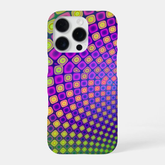 16 Pro Coque iphone motif abstrait tendance (Verso)