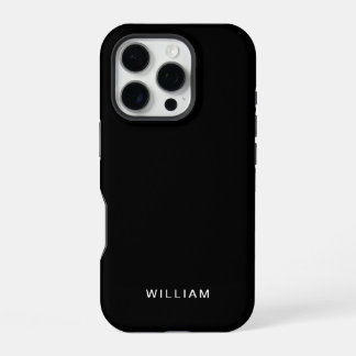 16 Pro Coque iphone noir personnalisé