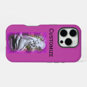16 Pro coque iphone violette sirène assise (Verso Horizontal)