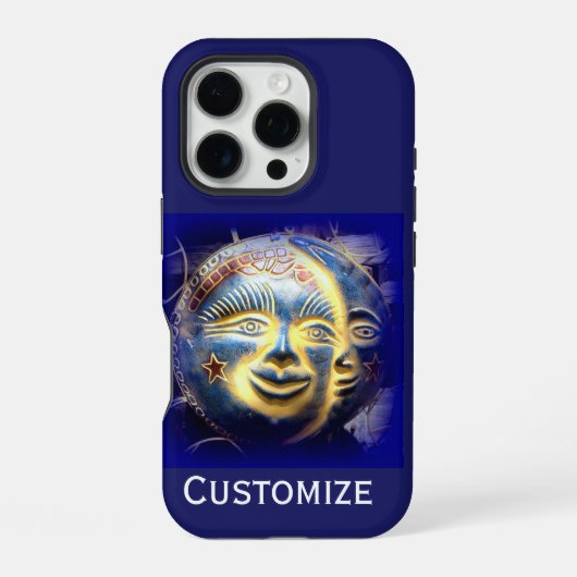 16 Pro face soleil/ face lune iphone 6 coque (Verso)