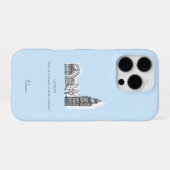 16 Pro London Tone Sketch coque iphone (Verso Horizontal)
