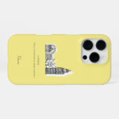 16 Pro London Tone Sketch coque iphone (Verso Horizontal)