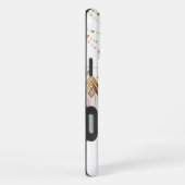16 Pro Max Coque iPhone à plumes Boho indiennes Groovy (Côté droit)