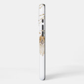 16 Pro Max Coque iPhone à plumes Boho indiennes Groovy (Côté gauche)