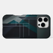 16 Pro Max Coque iphone Abstrait géométrique moderne (Verso Horizontal)