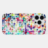 16 Pro Max Coque iphone Coque-Mate de Polka Dot (Verso Horizontal)