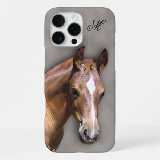 16 Pro Max Coque iphone de cheval (Verso)