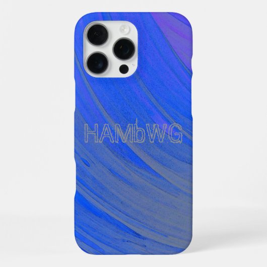 16 Pro Max Coque iphone de Coque de cellule HAMbWG pour viole (Verso)