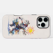 16 Pro Max Coque iphone de danseuse amérindienne (Verso Horizontal)
