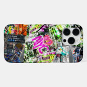 16 Pro Max Coque iphone de l'Empire des Graffitis de New York (Verso Horizontal)