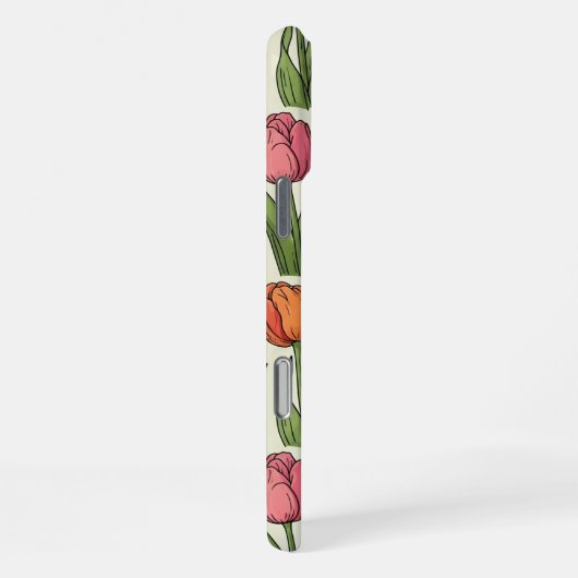 16 Pro Max Coque iphone de tulipes (Côté droit)