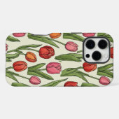 16 Pro Max Coque iphone de tulipes (Verso Horizontal)